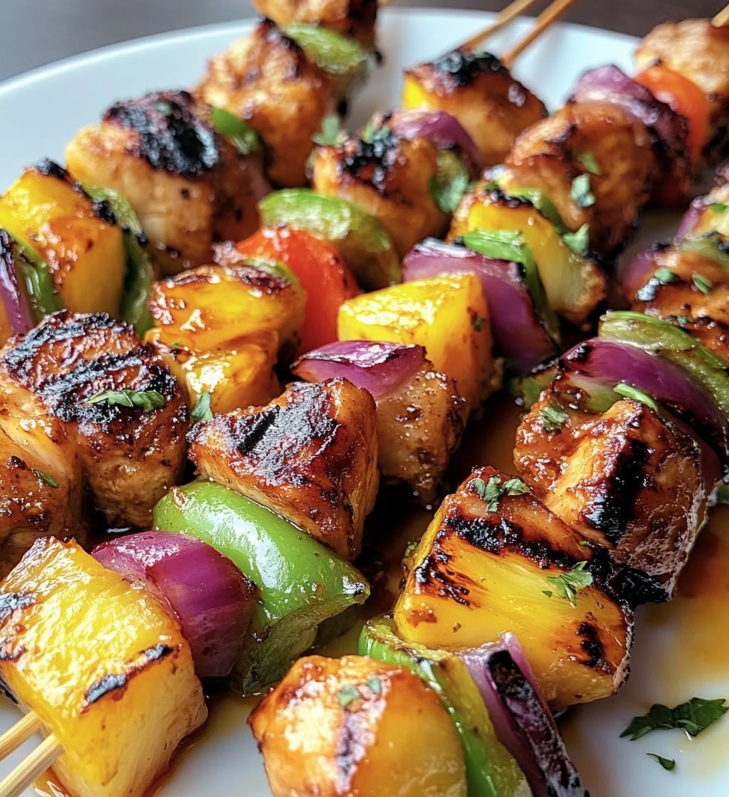 Pineapple Chicken Kabobs