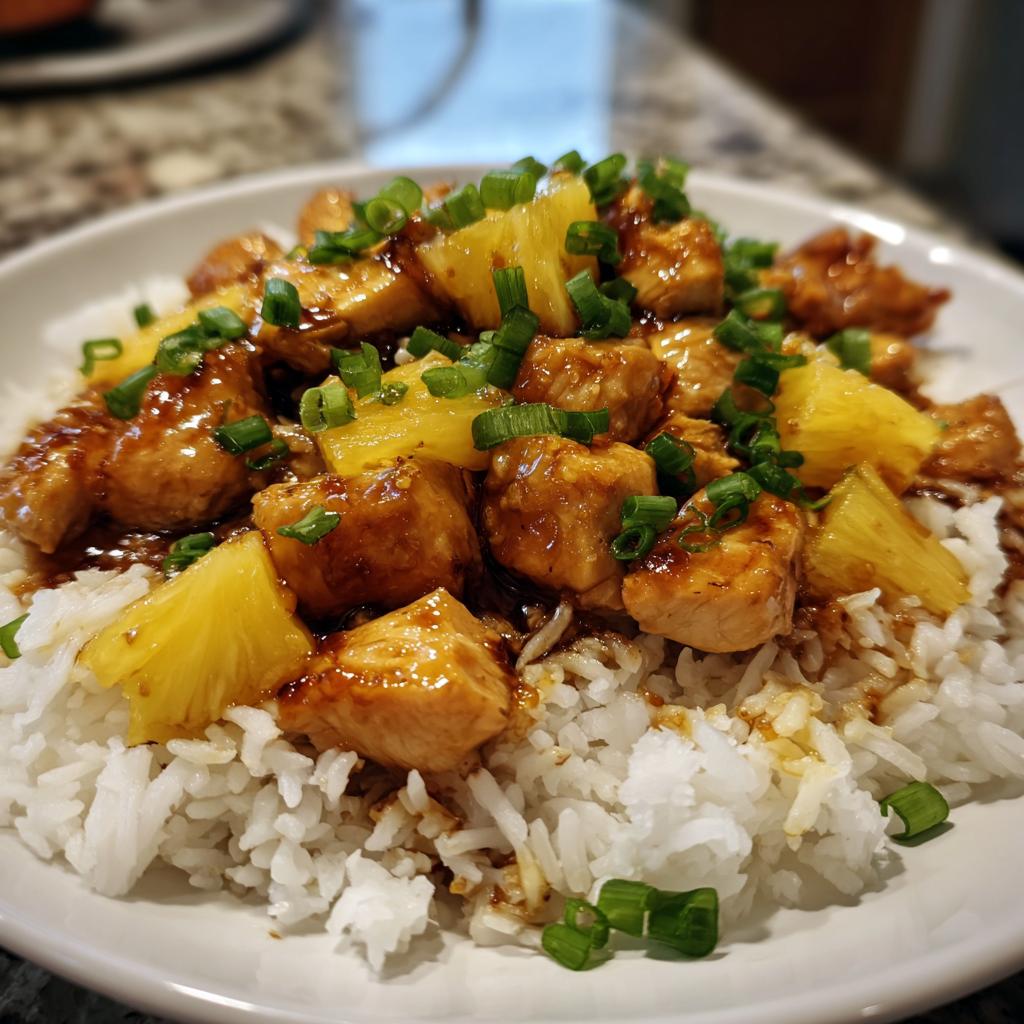 Pineapple Chicken and Rice - detail 1