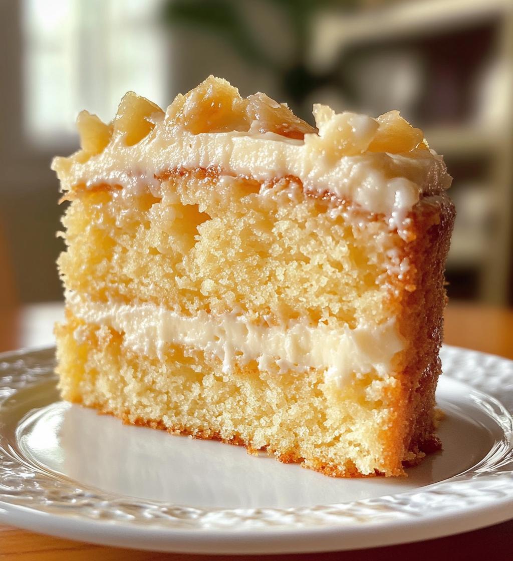 Pineapple Heaven Cake - detail 1