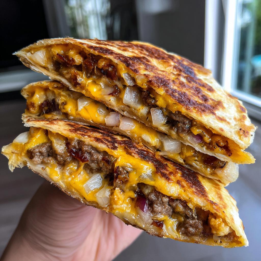 25-Minute Smashburger Quesadillas: Cheesy Beef Bliss