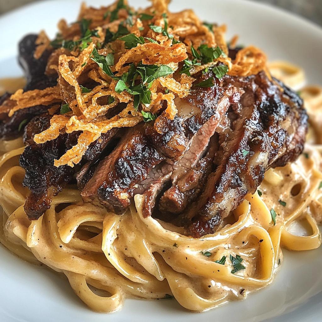 Smoked BBQ Short Rib Alfredo: Irresistible 30-Minute Crunchy Bliss