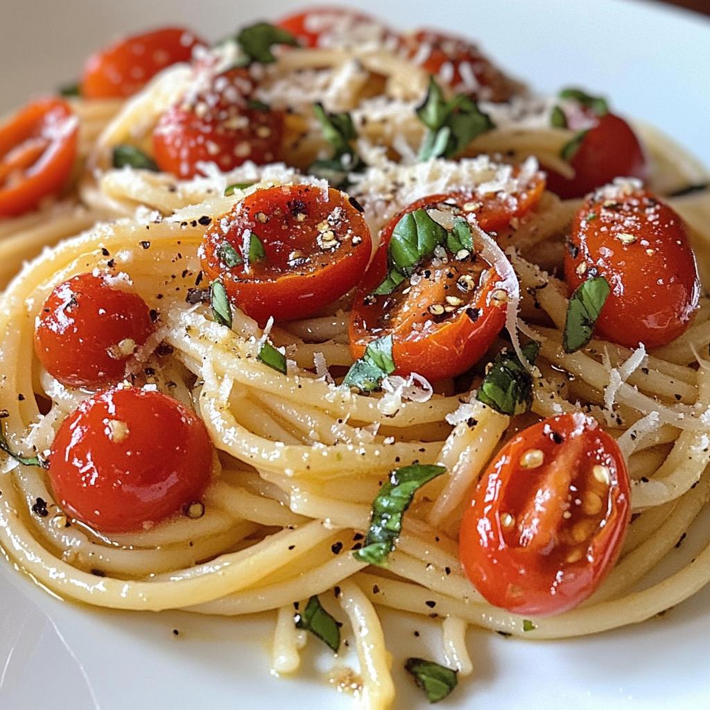 Spicy Cherry Tomato Pasta