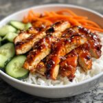 Spicy Sriracha Honey Chicken with Rice Bowls