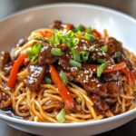 Sticky Beef Noodles