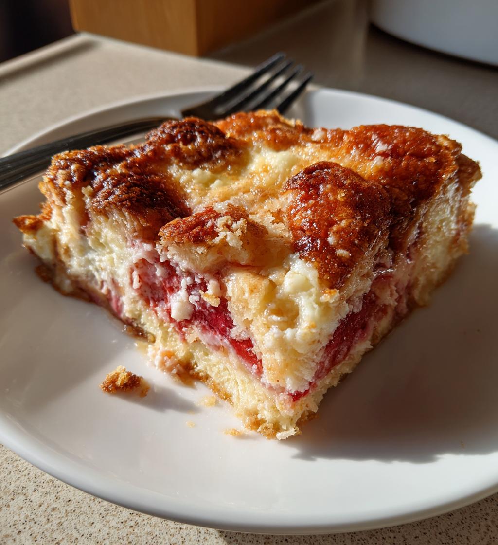 Strawberry Cheesecake Dump Cake - detail 1