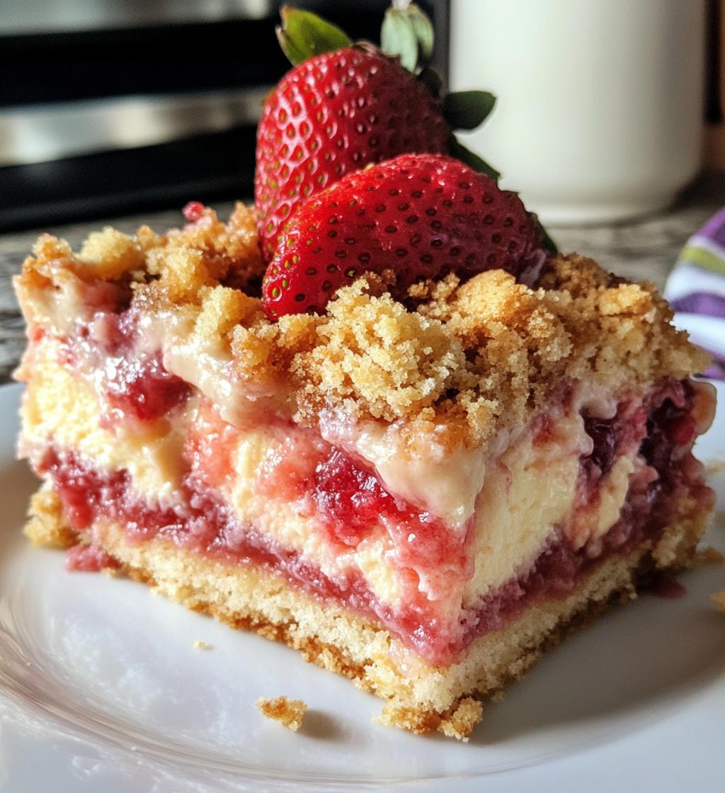 Strawberry Cheesecake Dump Cake - detail 1