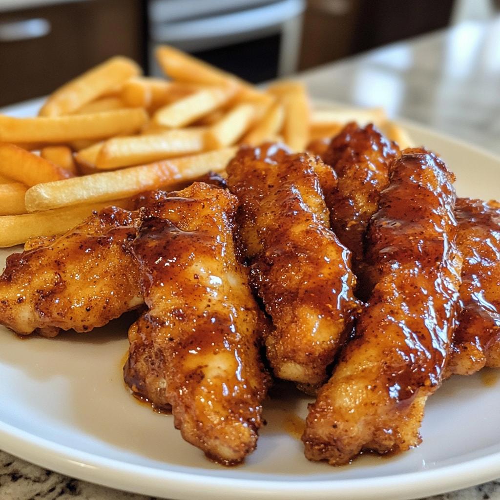 Sweet & Spicy Chicken Tenders with Fries - detail 1