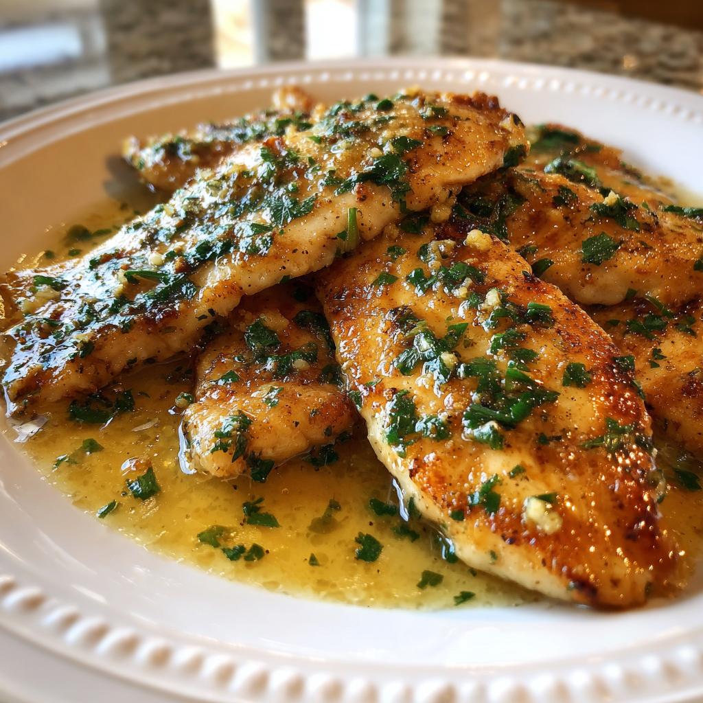Tender Redfish in Aromatic Lemon Butter Sauce - detail 1