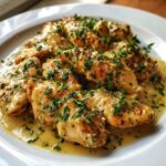 Tender chicken in a creamy butter garlic sauce