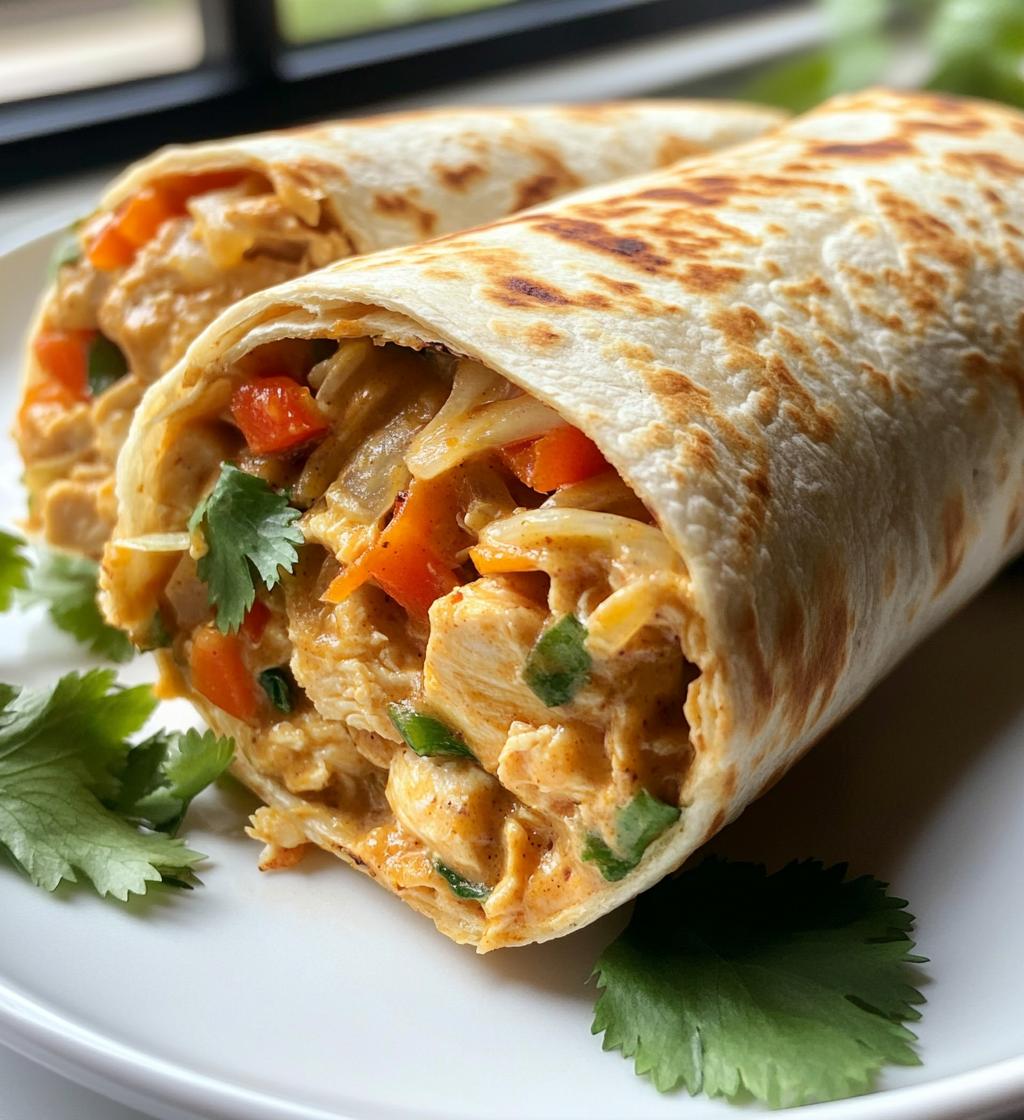 Thai Peanut Chicken Wraps - detail 1