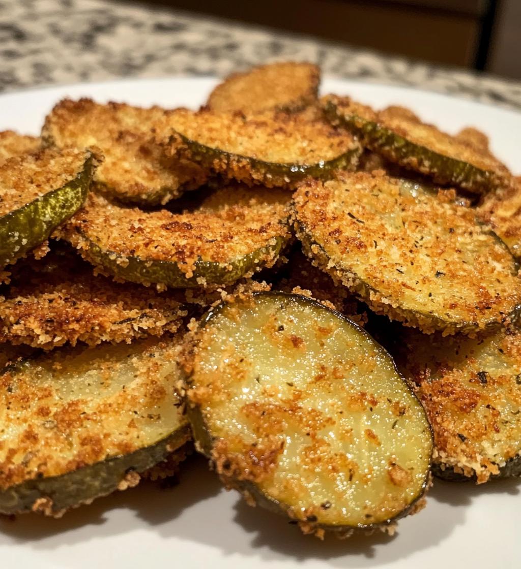 Crunchy Air Fryer Fried Pickles Ready in 20 Minutes