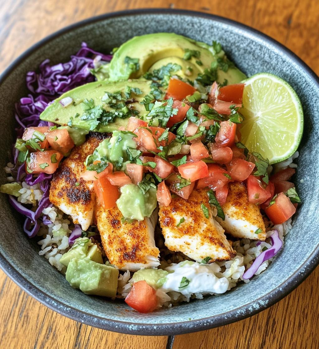 1-Week Favorite: Baja Fish Taco Bowls in 30 Minutes