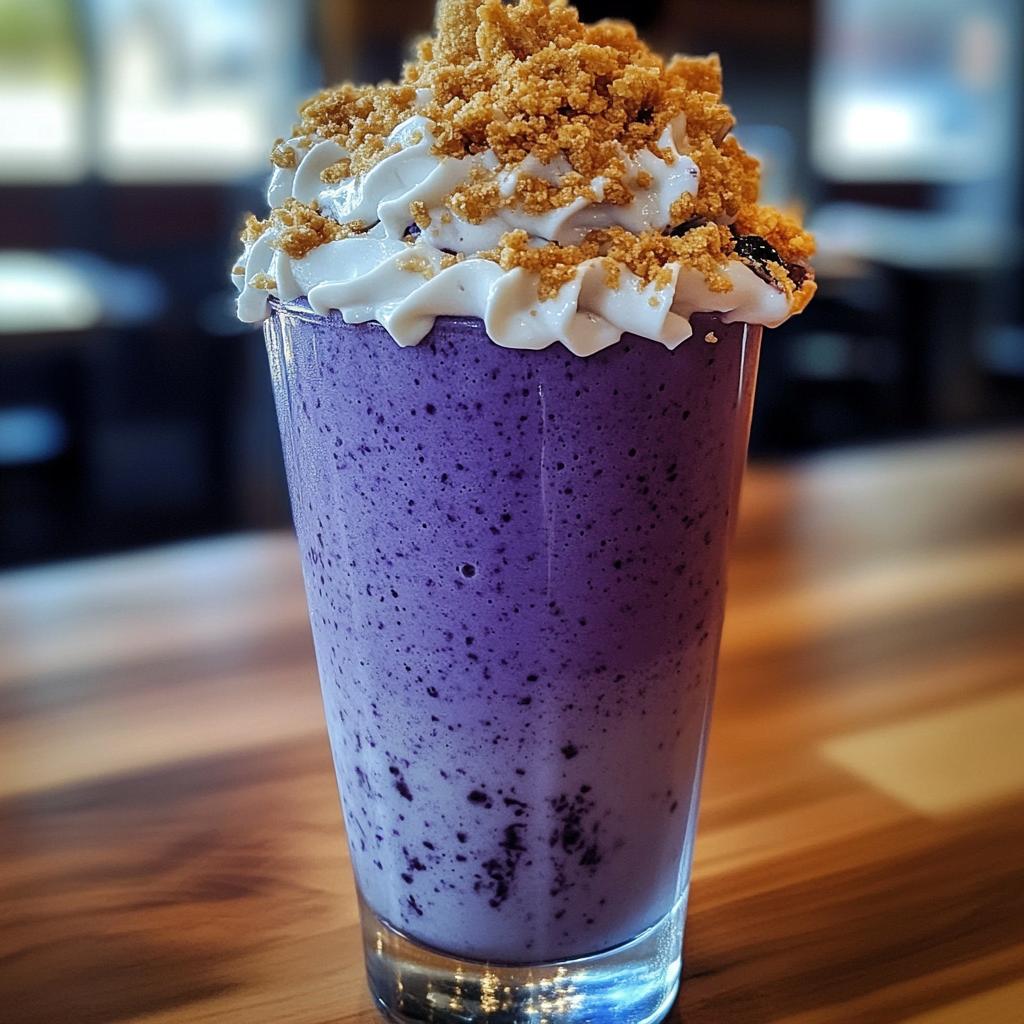 5-Minute Blueberry Cheesecake Milkshake – Heavenly Bliss
