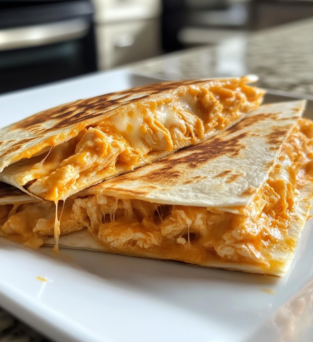 Buffalo Kip Quesadilla’s in 20 Minuten: Eenvoudig, Kaasachtig en Pittig