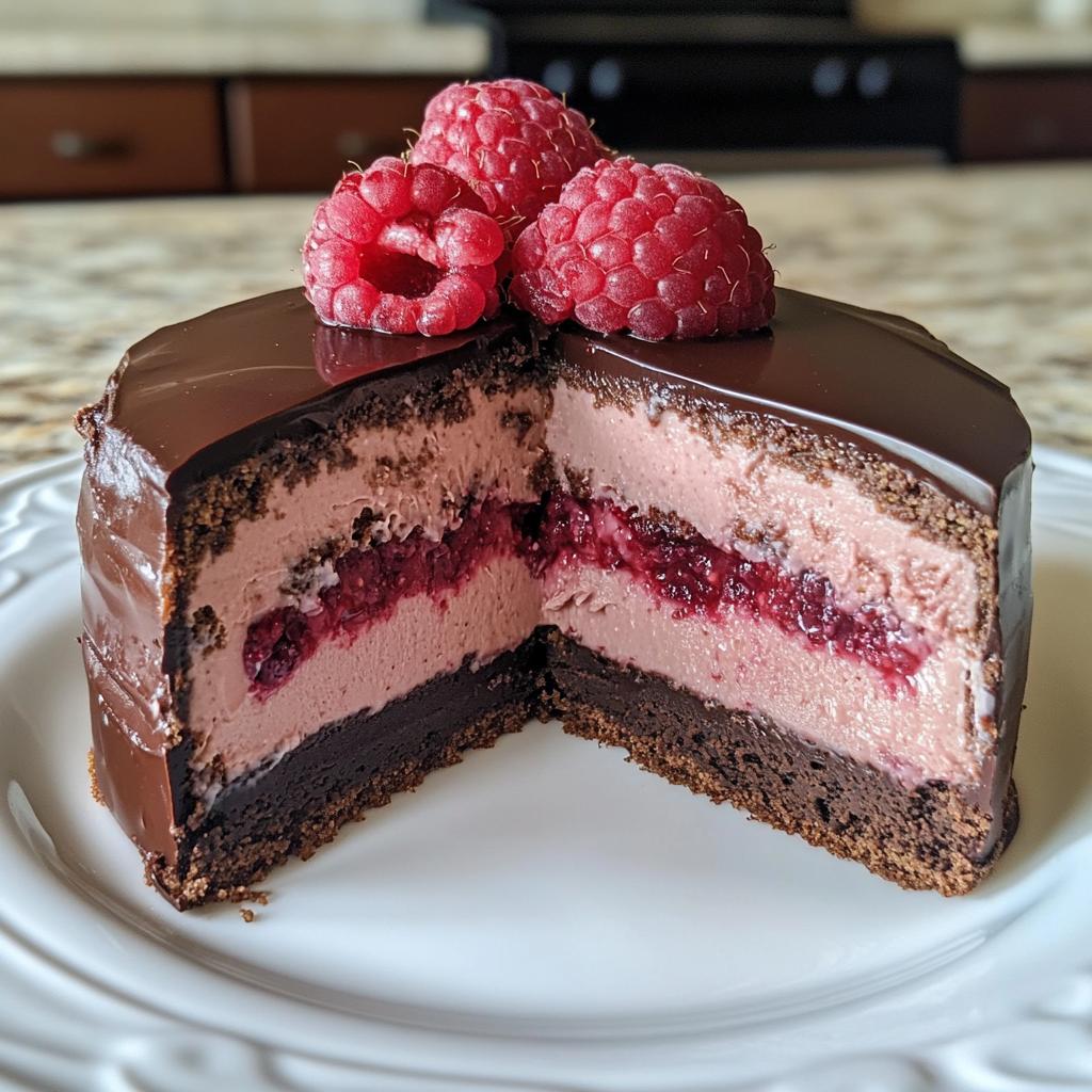 14 Irresistible Chocolate Raspberry Cheesecake Domes Recipe