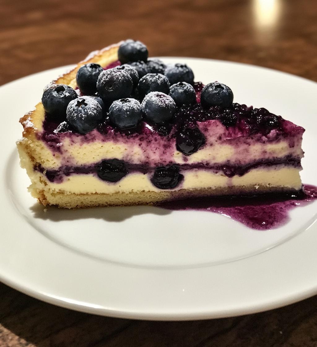 Irresistible Custard Cake With Blueberries: 1-Bowl Magic