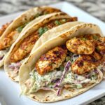 Easy Sheet Pan Chicken Pitas with Fresh Herb Ranch Slaw