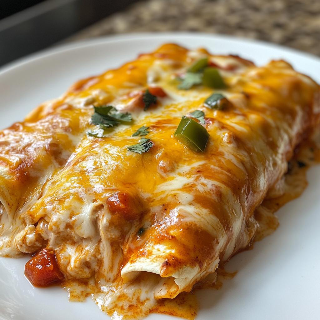 High Protein Creamy Chilli Chicken Enchiladas