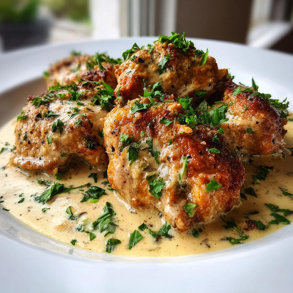 Keto Slow Cooker Garlic Parmesan Chicken