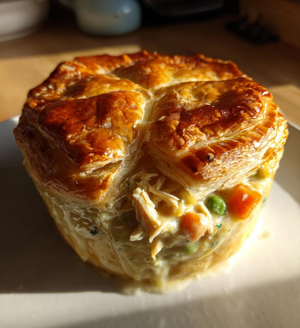 Kip Pot Pie Recept met Taartdeeg: 5 Stappen naar Comfortabele Verwennerij – Airfryer Recepten
