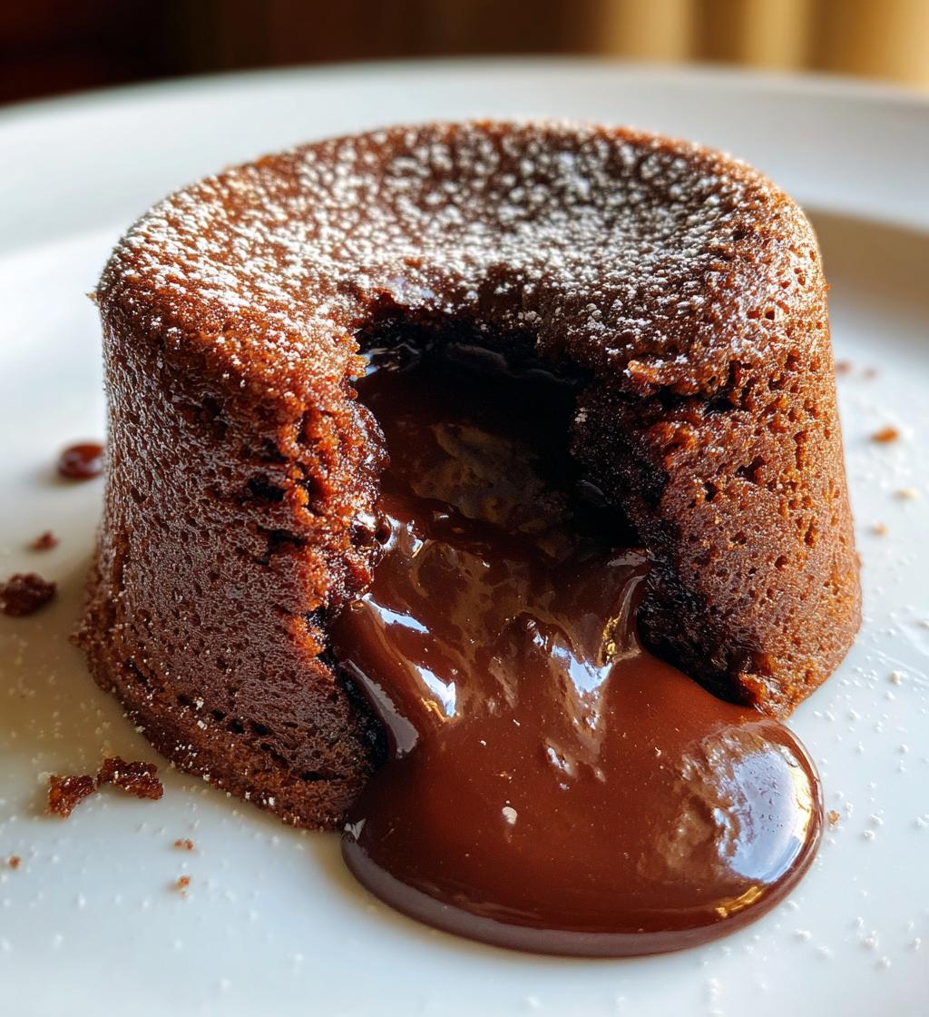 4-Ingredient Molten Chocolate Cakes with Heavenly Centers