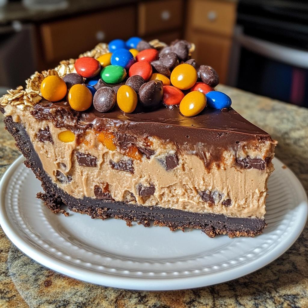 Irresistible Monster Cookie Peanut Butter Cheesecake Pie in 4 Hours