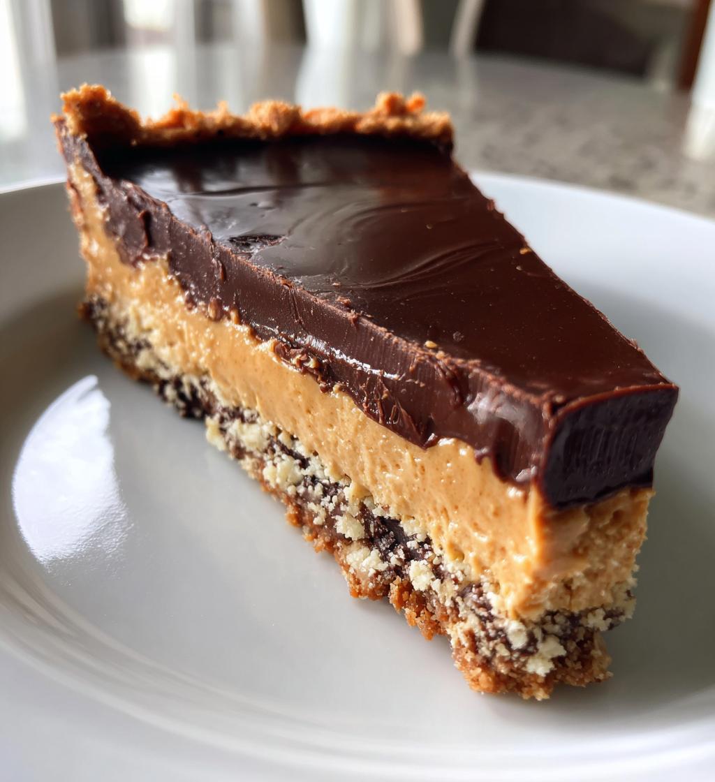 No-Bake Chocolade Pindakaas Taart: 4 Uur van Zalig Genot