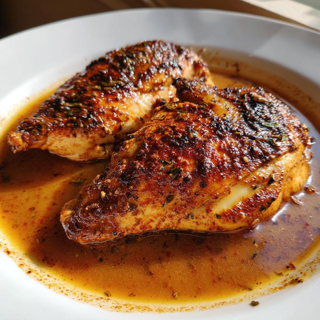 Pittige zuidelijke kip met jus