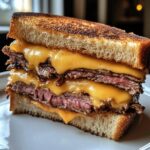 Roast Beef & Cheddar Melt Sandwich