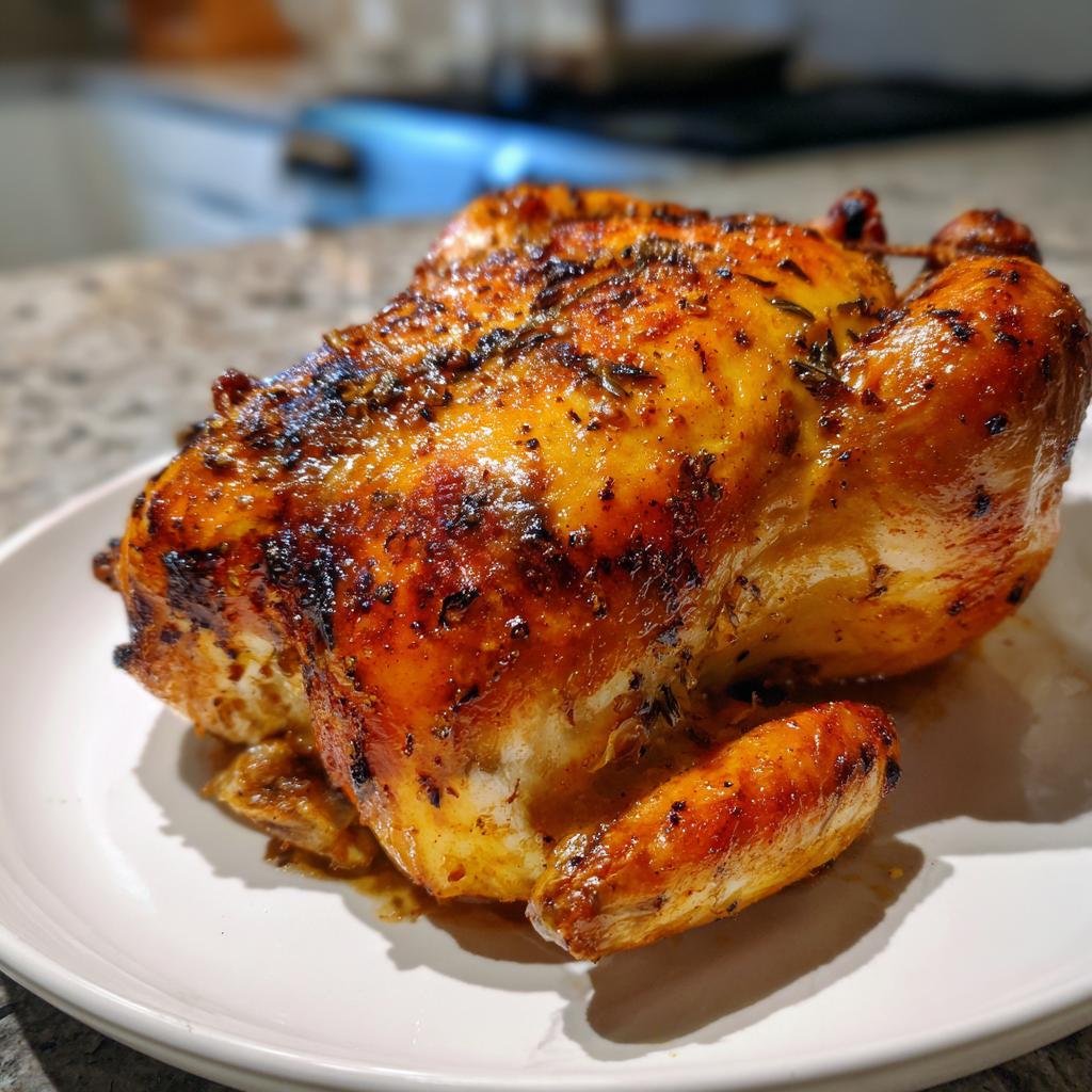 Sappige Hele Geroosterde Kip Recept – Knapperig en Vol Smaak in Slechts 1 Uur