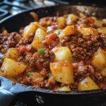 Sloppy Joe aardappelpan