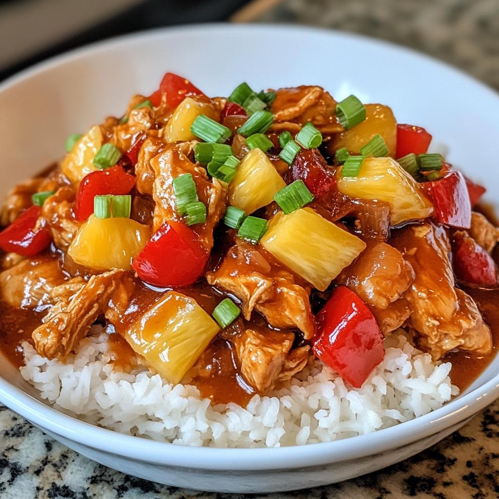Slow Cooker Hawaiian Chicken