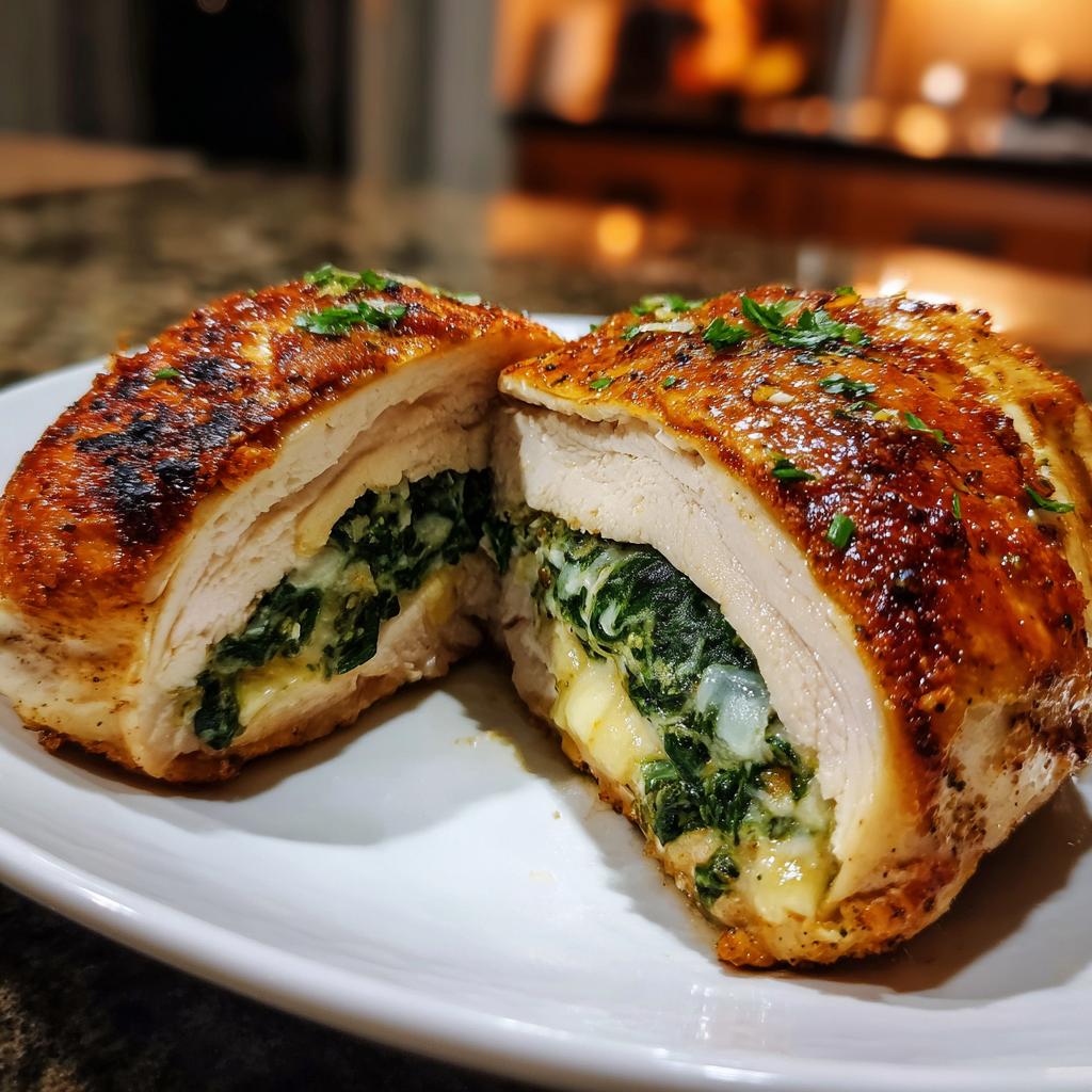 Spinach Stuffed Chicken