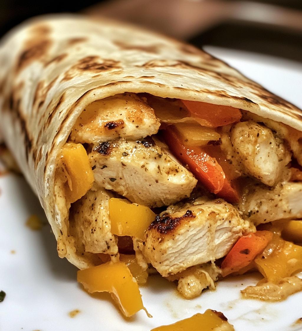 The Best Chicken Bell Pepper Ranch Burritos for Weeknights
