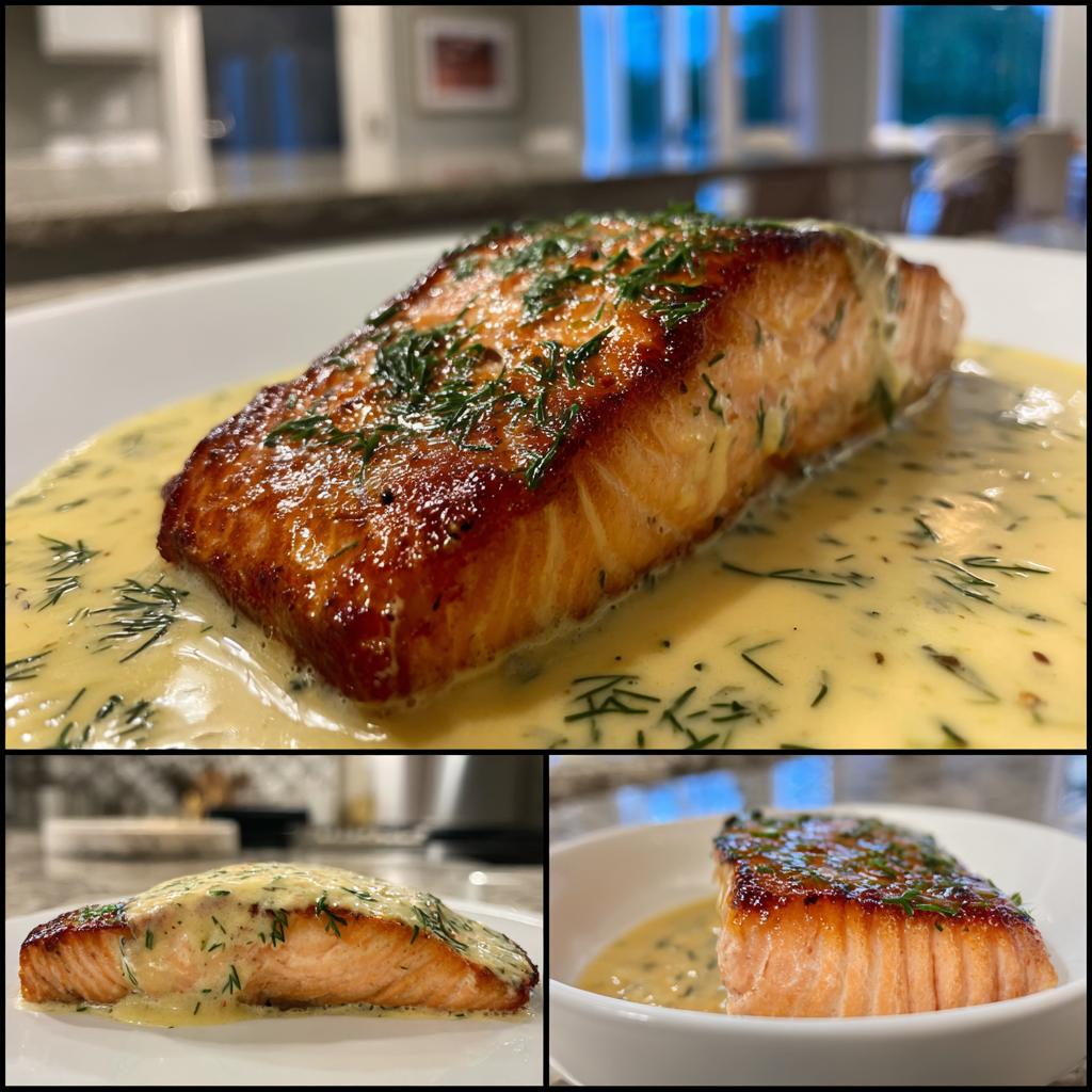 Zalmfilet met roomsaus: 15 minuten tot heerlijkheid