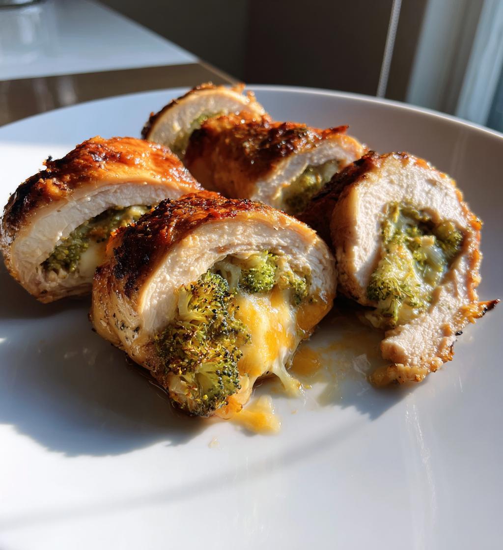 Broccoli-kaas gevulde kipfilet