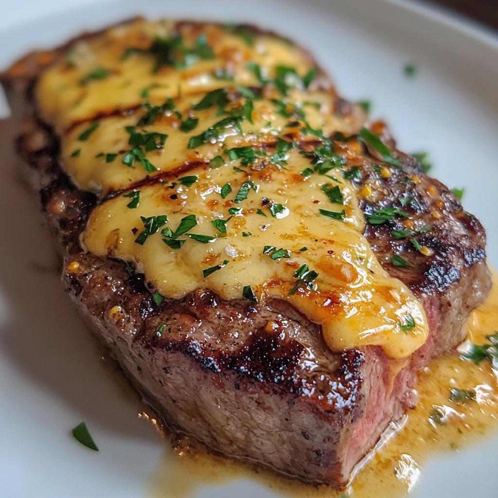 Cheesy Cajun knoflookbotersteak