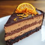 Chocolade sinaasappel cheesecake