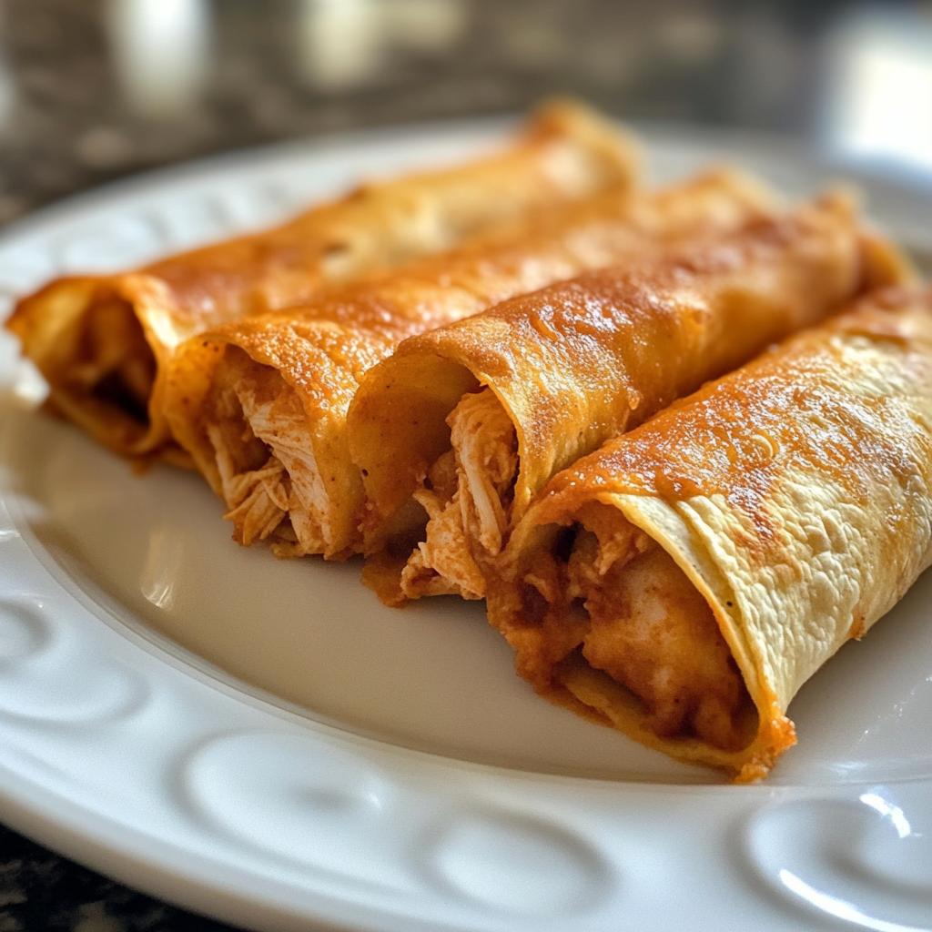 Perfecte crispy chicken taquitos in 35 minuten