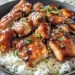 Honey BBQ kip met rijst