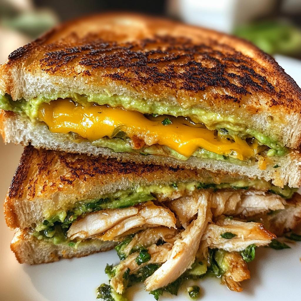 Kip avocado melt sandwich