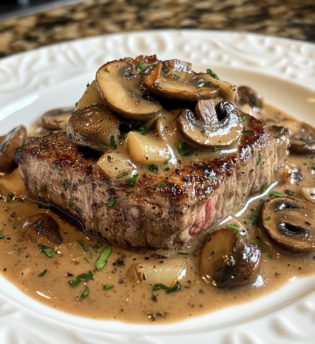 Klassieke Diane steak met champignonsaus