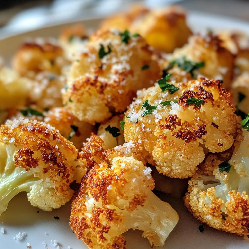 25 minuten naar heerlijke krokante bloemkoolhapjes met Parmezaan