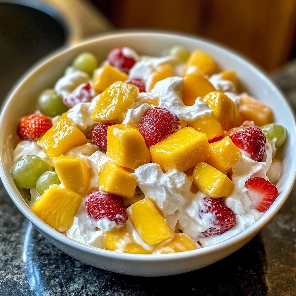 Recept voor Ambrosia Fruitsalade
