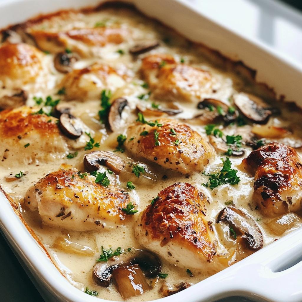 Romige kippenovenschotel