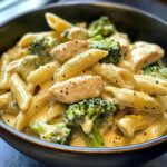 Romige kippenpasta met broccoli