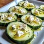 Verfrissende komkommer hapjes in 10 minuten