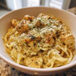 garlic parmesan chicken pasta