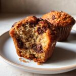 chocolade-bananenbrood muffins
