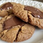 chocolade-pindakaas blossom koekjes